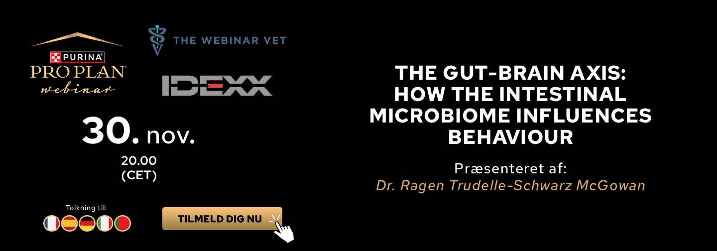 Webinar om tarm-hjerne-aksen og tarmmikrobiomets indflydelse på adfærd