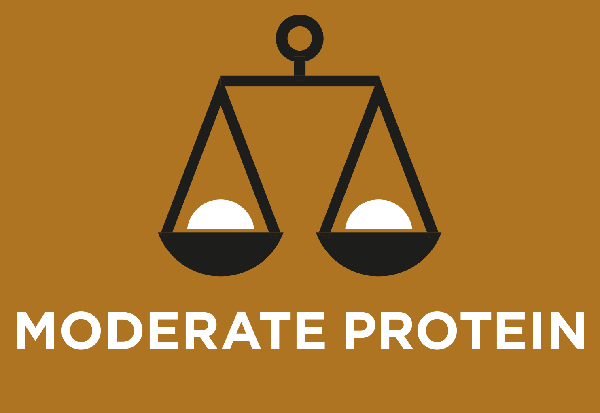 Moderat mængde protein